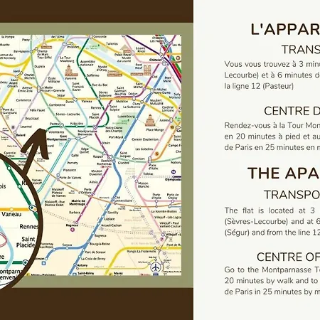 43#studio 2pers#sevres-lecourbe#necker * Paris